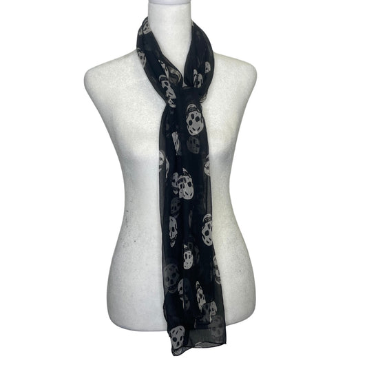 Black  Skull Scarf