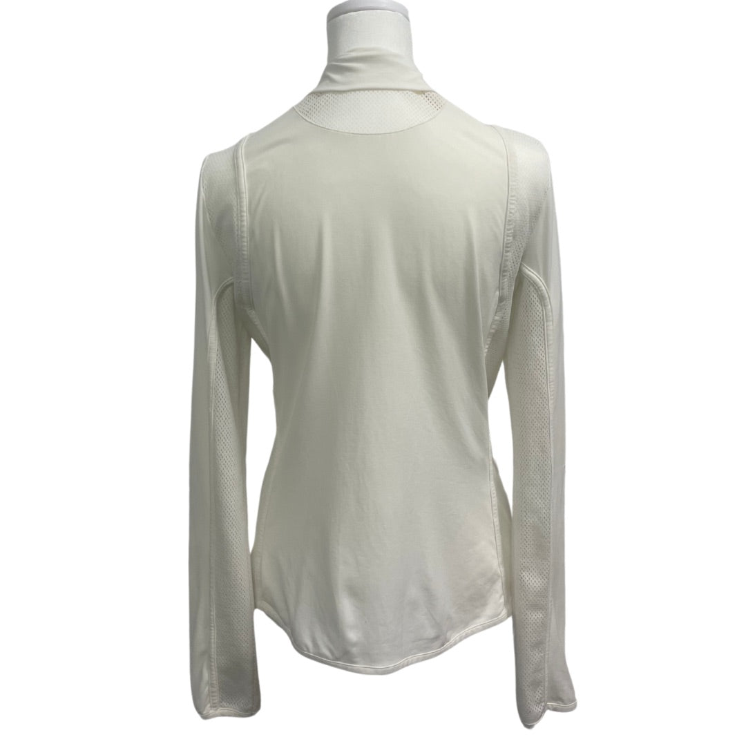 Cream Prada Long Sleeve Top, XL