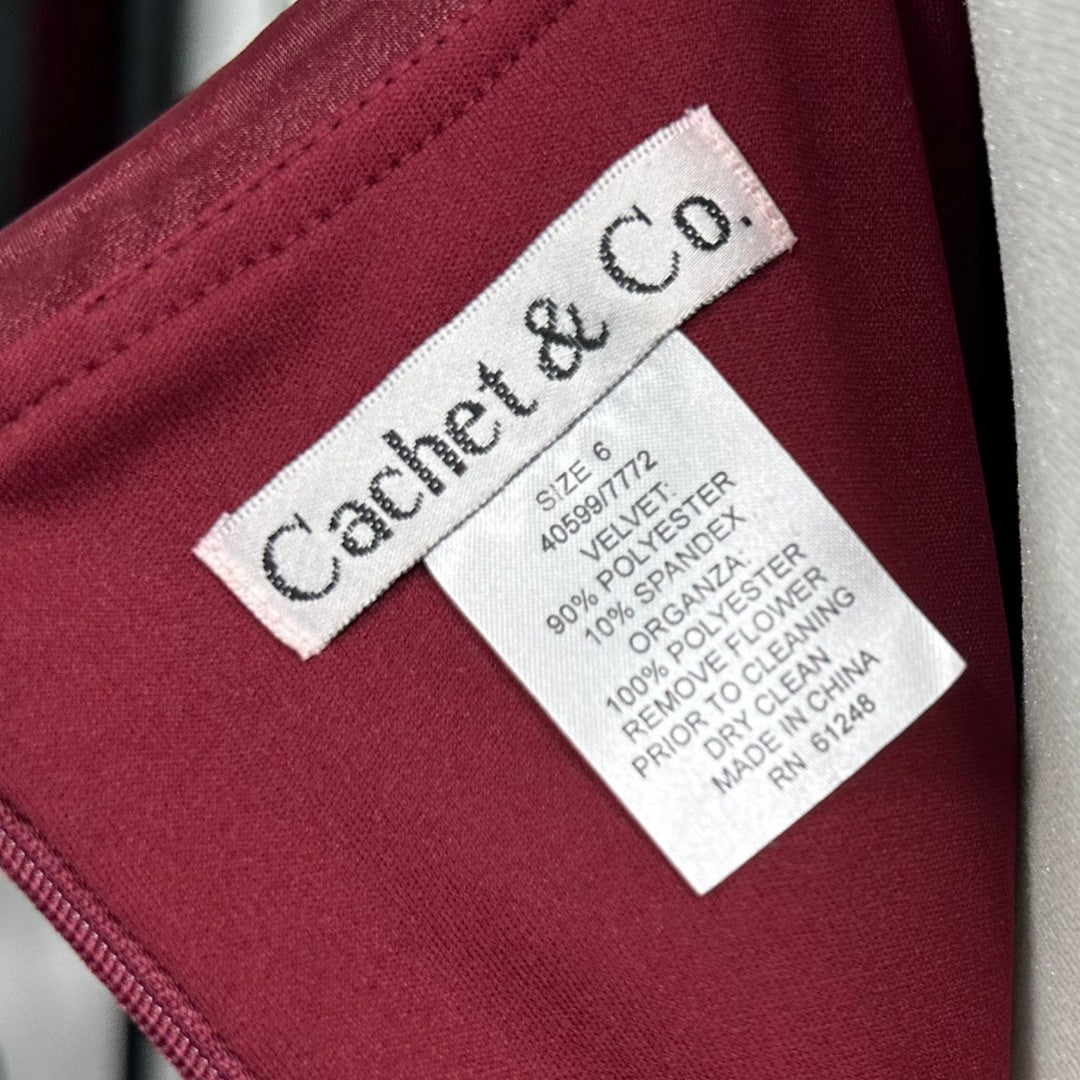 Burgundy Cachet & Co. Dress, 6